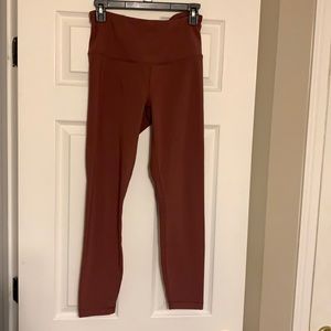 Mauve compression leggings